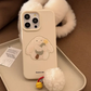 iPhone Series Cute Rabbit Bone Phone Case