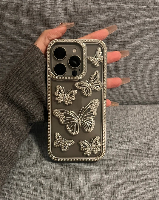 Luxury Diamond Butterfly Premium Case