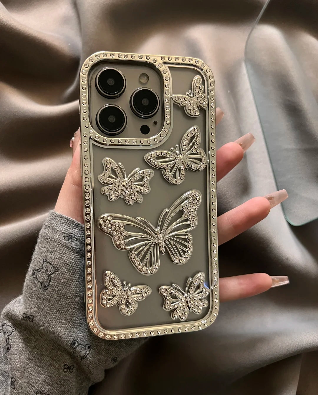 Luxury Diamond Butterfly Premium Case
