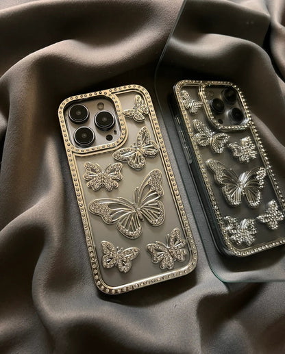 Luxury Diamond Butterfly Premium Case