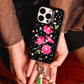 iPhone Series Black Starry Tulip Phone Case