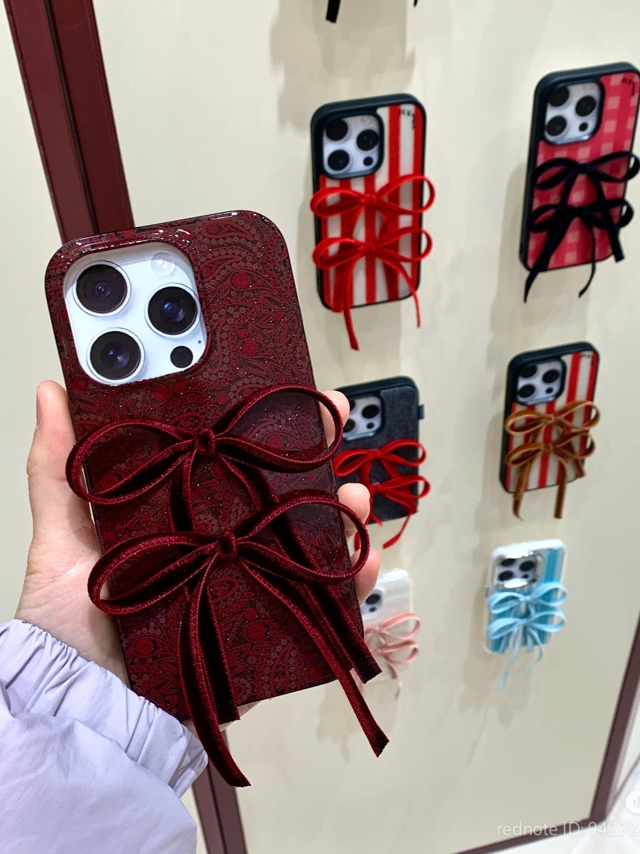 iPhone Series Red Bow Style Phone Case