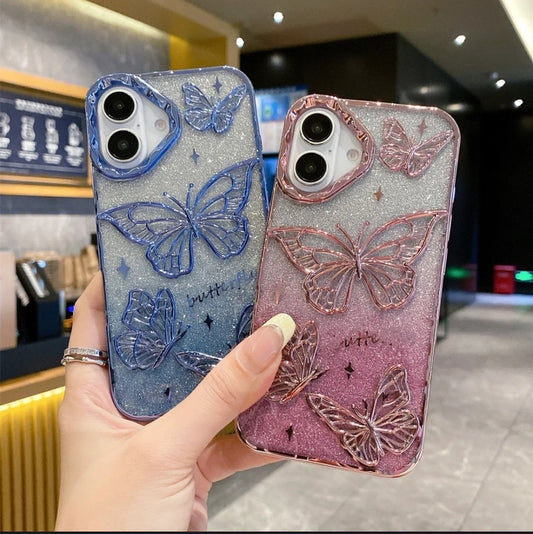 Luxury Diamond Butterfly Premium Case