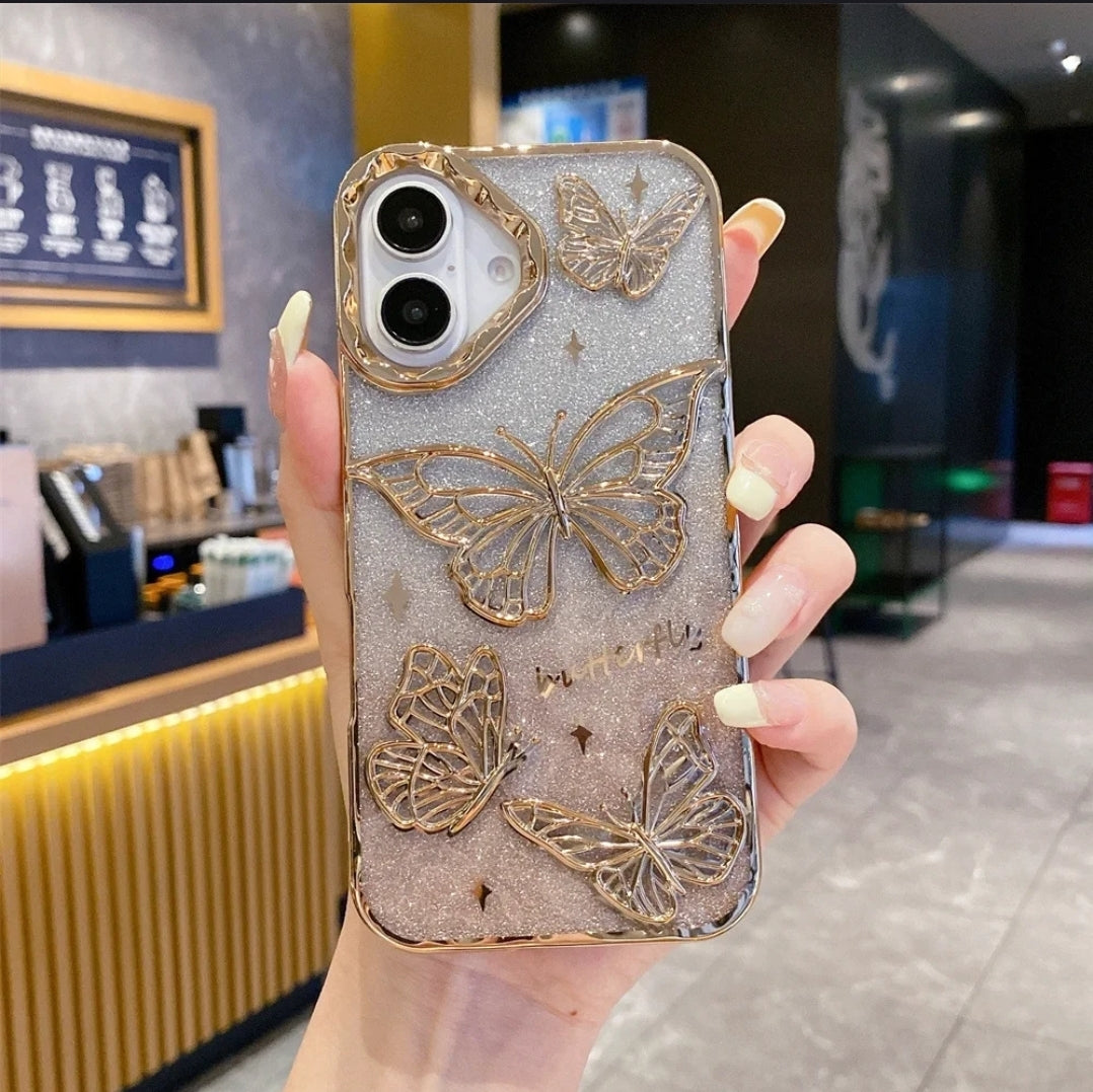 Luxury Diamond Butterfly Premium Case