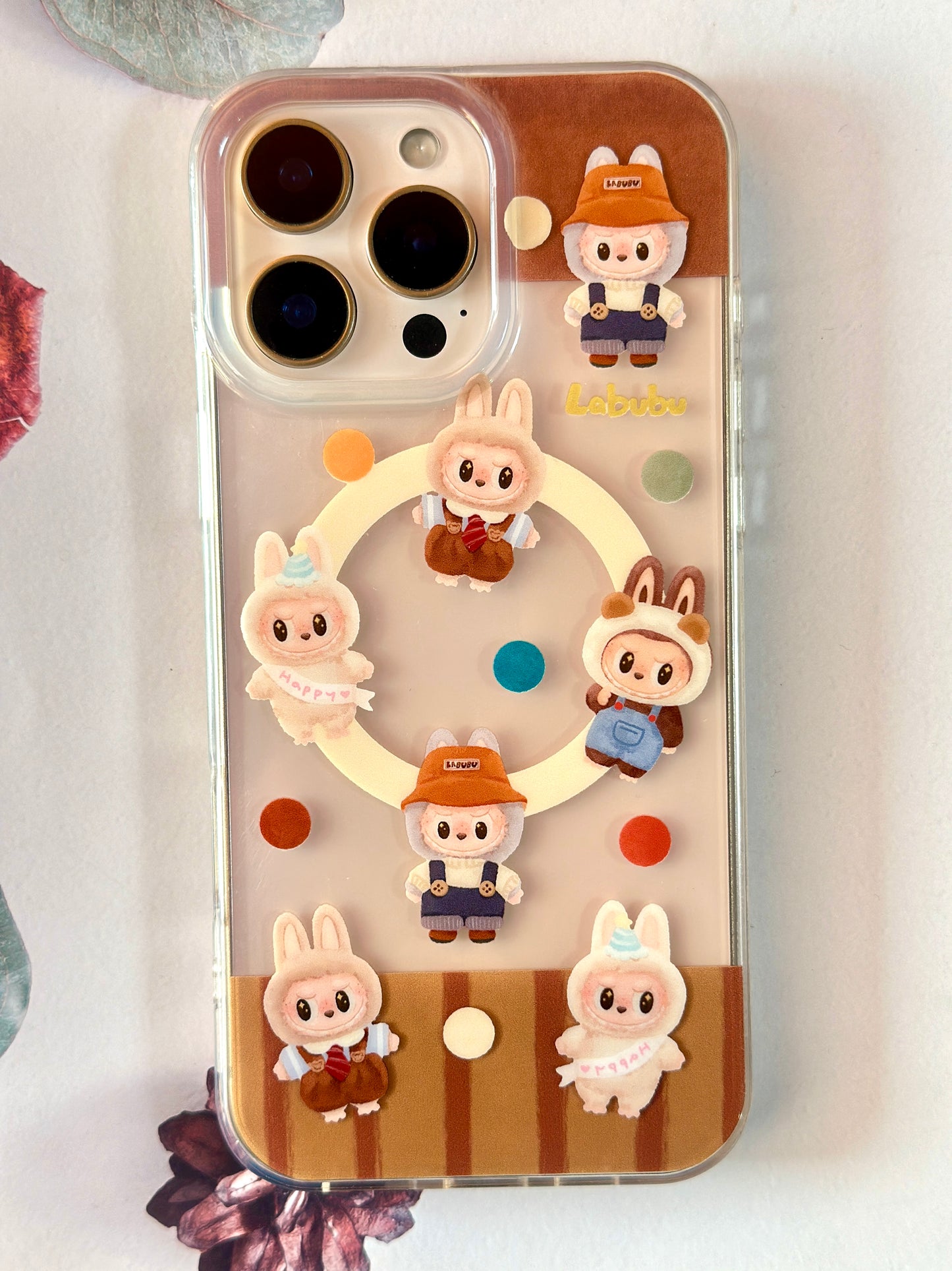 Labubu Cozy Day iPhone Case