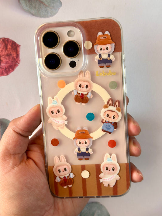 Labubu Cozy Day iPhone Case