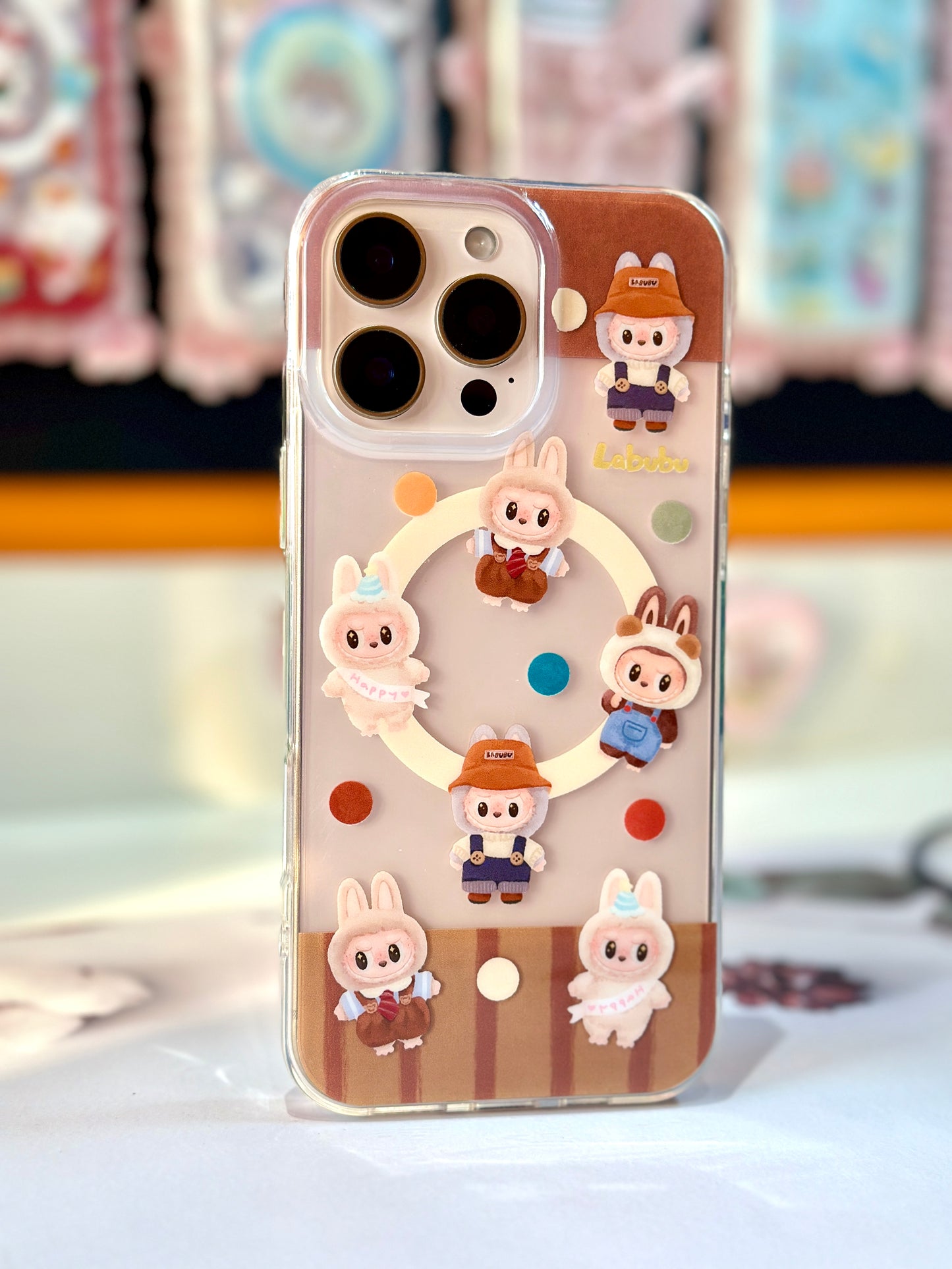 Labubu Cozy Day iPhone Case