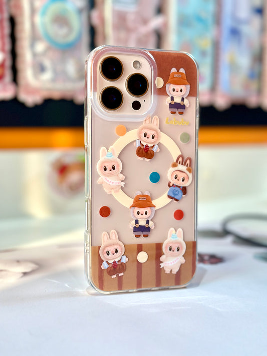 Labubu Cozy Day iPhone Case