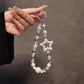 Shining Star Short Water Diamond Balls Phone Charm Chain