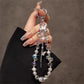 Luxury Sparkle Butterfly Rhinestone Bead Phone Charm Chain