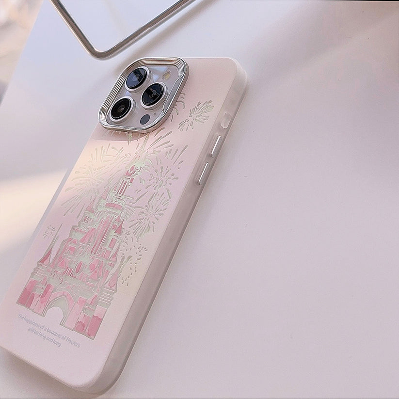 iPhone Series Castle & Firework Glow Phone Case
