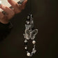 Butterfly Clear Bead Phone Charm Chain