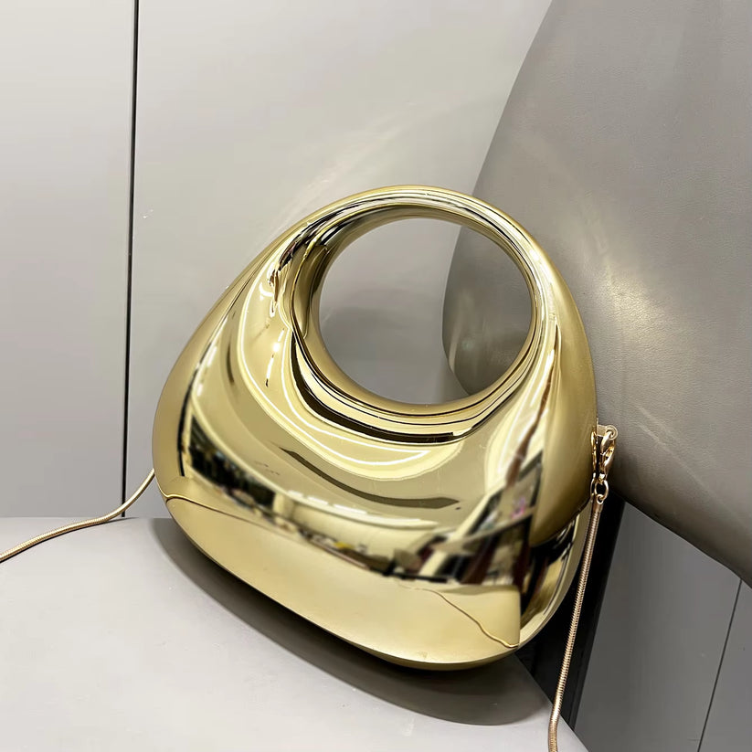 Fashion Round Glossy Evening Bag